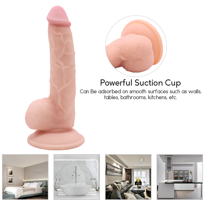 New Silicone Realistic Huge Dildo Suction Cup Anal Vagina Sex Toys for Women