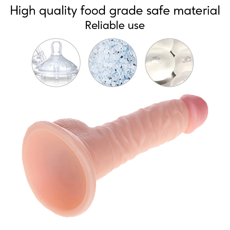 Flesh Silicone Realistic Huge Dildo Cock Suction Cup Women Sex Toys