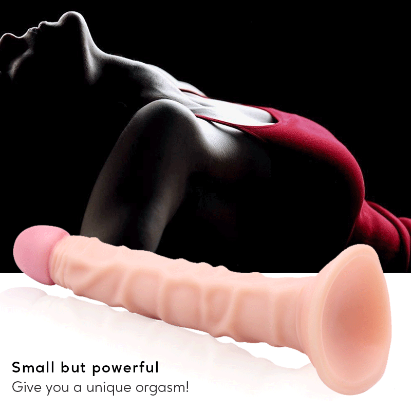 Adult supplies sucker simulation double layer liquid soft silicone dildo female masturbator