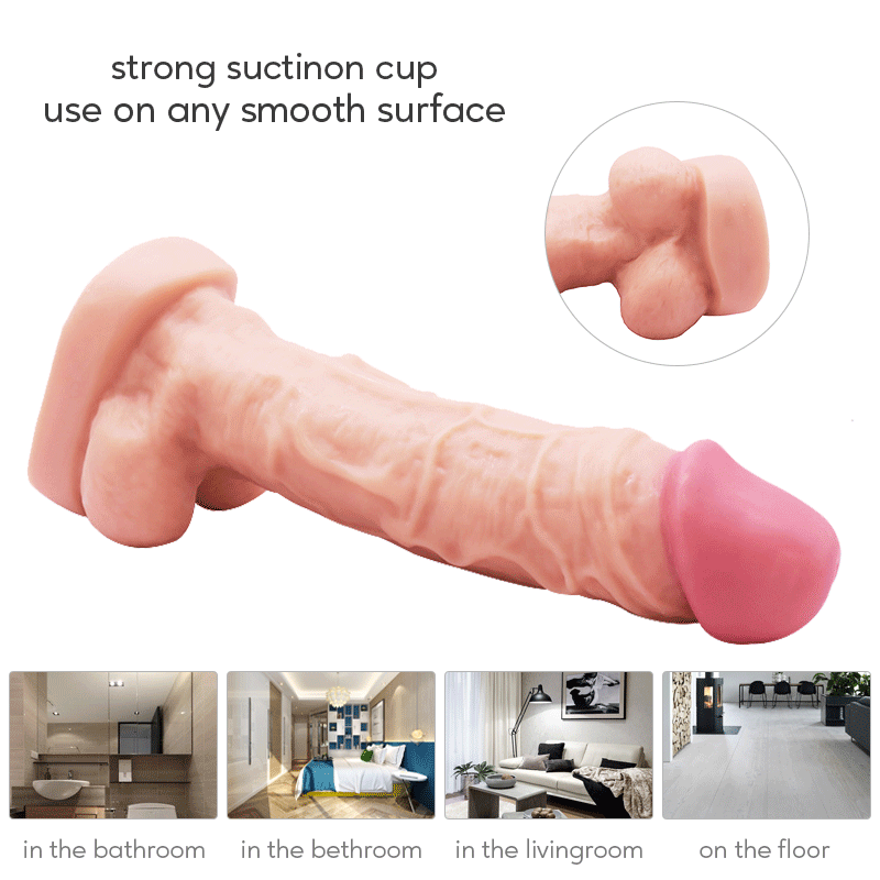 Hot Selling Best Male Horse Dildo Sex Toy 8 Inches Long PVC Material Big Dildo Sex Toys for Women Bring Pleasure