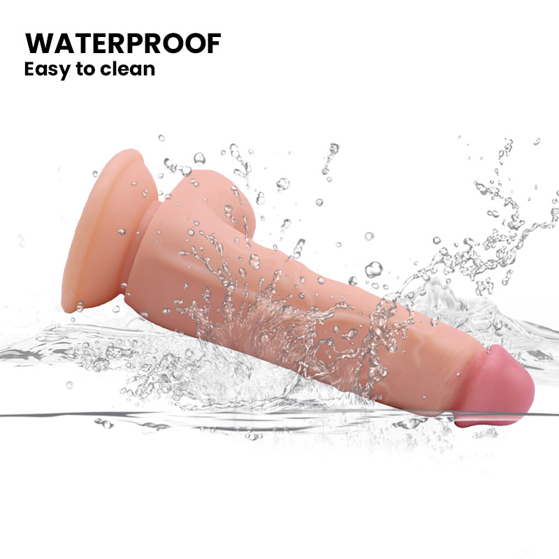 Soft Medical TPE Strong Suction Cup Realistic Sex Toys Male Dildo