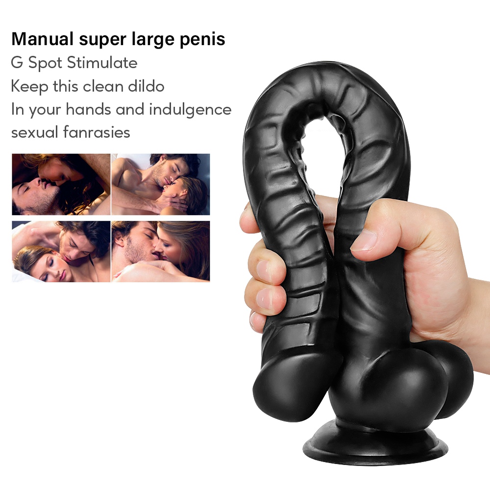 High-quality PVC Real Man Dildo with Suction Cup Erotic Toys Soft Flesh Color for Female sex toys