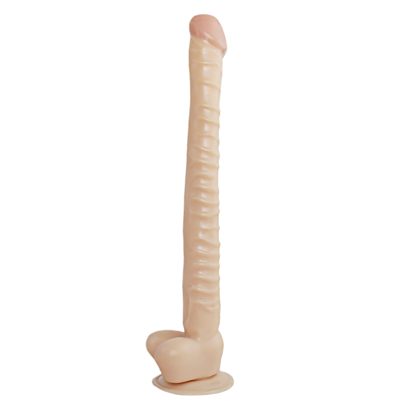 High-quality PVC Real Man Dildo with Suction Cup Erotic Toys Soft Flesh Color for Female sex toys
