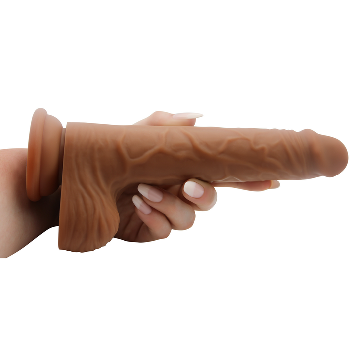 Liquid Silicone Dildo – 8.26" Total Length | Soft Single-Layer Design