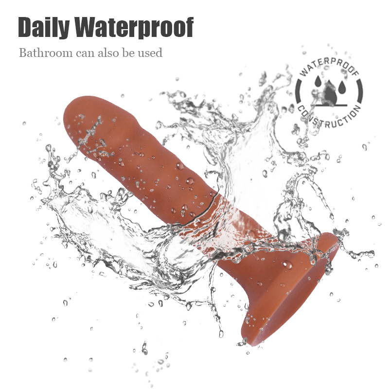 Liquid Silicone Dildo – 6.9" Total Length | Slim Single-Layer Design
