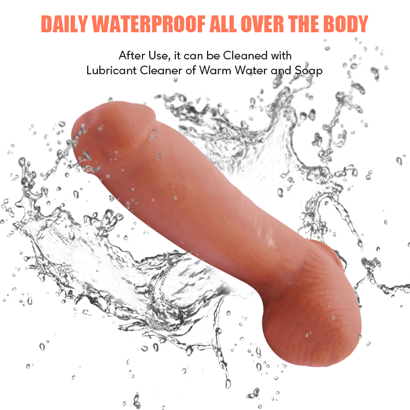 Liquid Silicone Dildo with Suction Base – 8.97" Total Length | Thick Single-Layer Design
