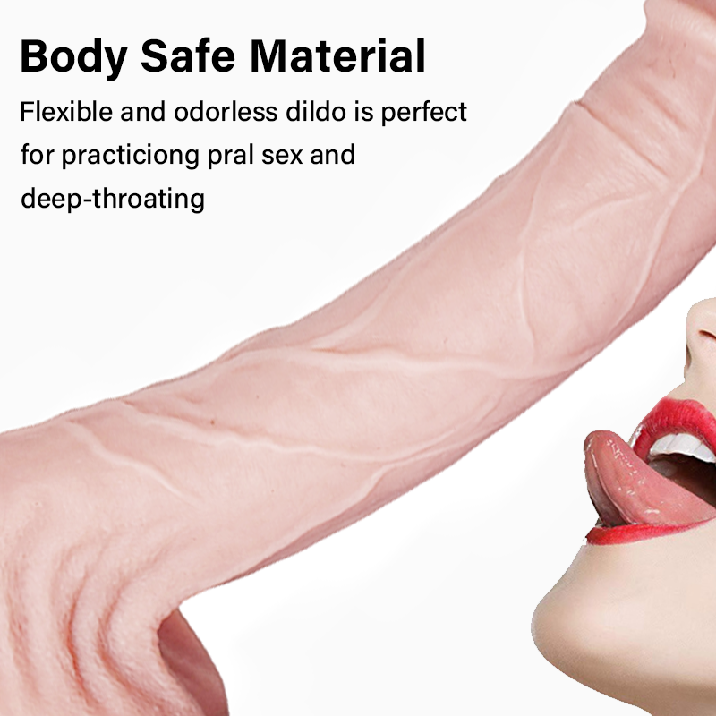 Single-Layer Liquid Silicone Dildo – 8.54" Total Length | Soft & Comfortable