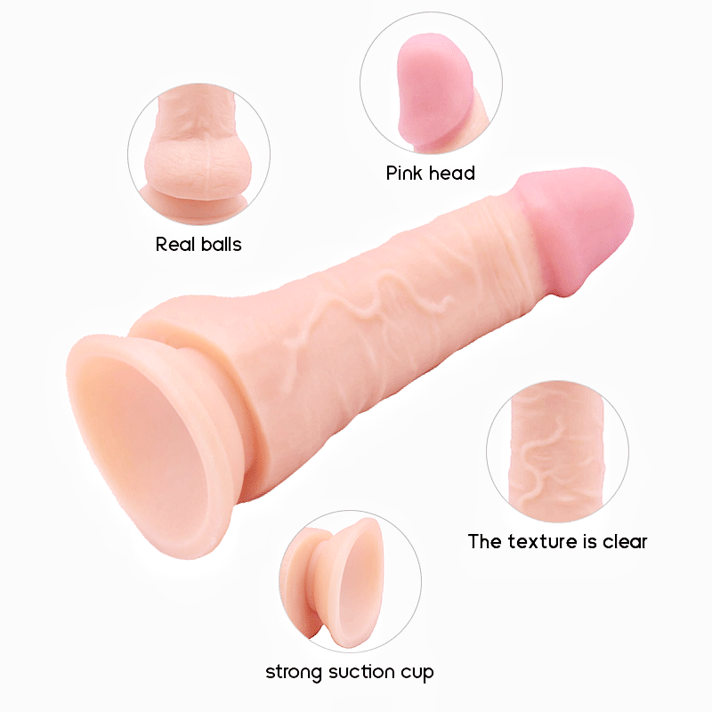 Dildo Men Gay Anal Realistic Lifelike Silicone Penis Suction Cup Women Sex Toys
