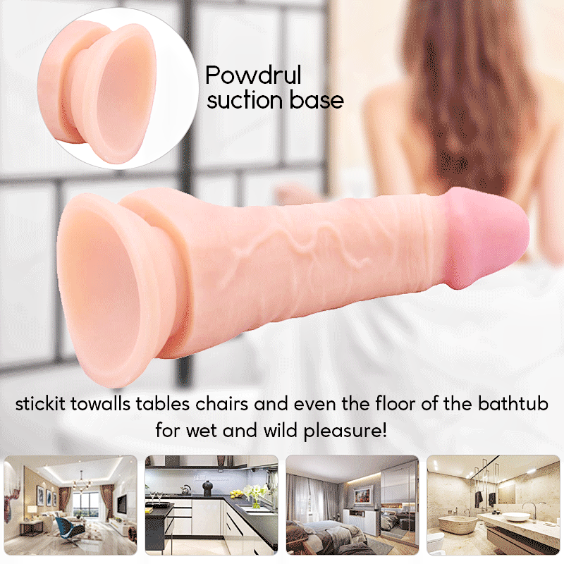 Dildo Men Gay Anal Realistic Lifelike Silicone Penis Suction Cup Women Sex Toys