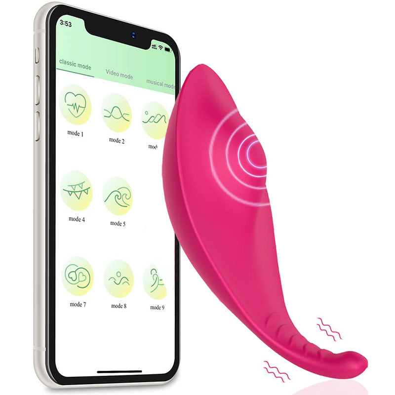 Wearable Panty Clitoral Vibrator G Spot Butterfly Vibrators With 9 Vibration Massager Waterproof charging Sex Toys With App