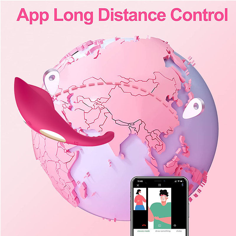 Wearable Panty Clitoral Vibrator G Spot Butterfly Vibrators With 9 Vibration Massager Waterproof charging Sex Toys With App