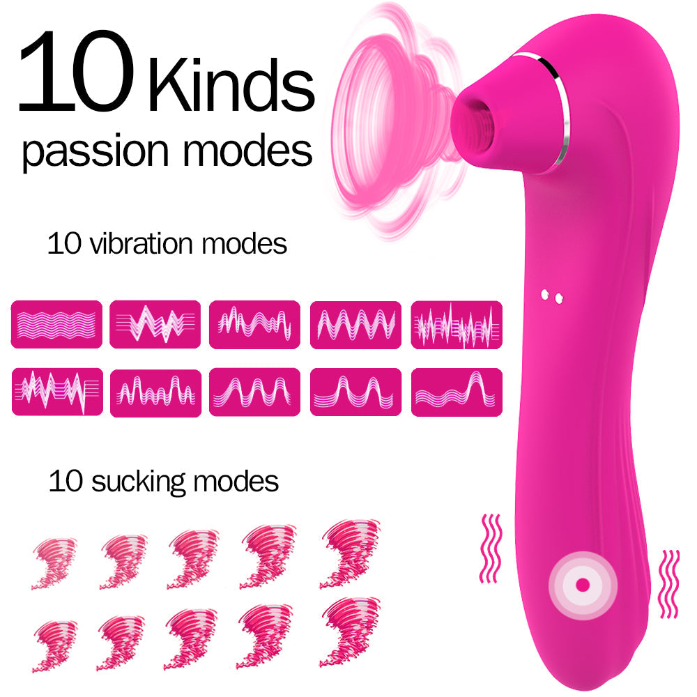 Magnetic Rechargeable Waterproof clitoris stimulate vibrator tongue oral suction vibrator female toys sex vibrator