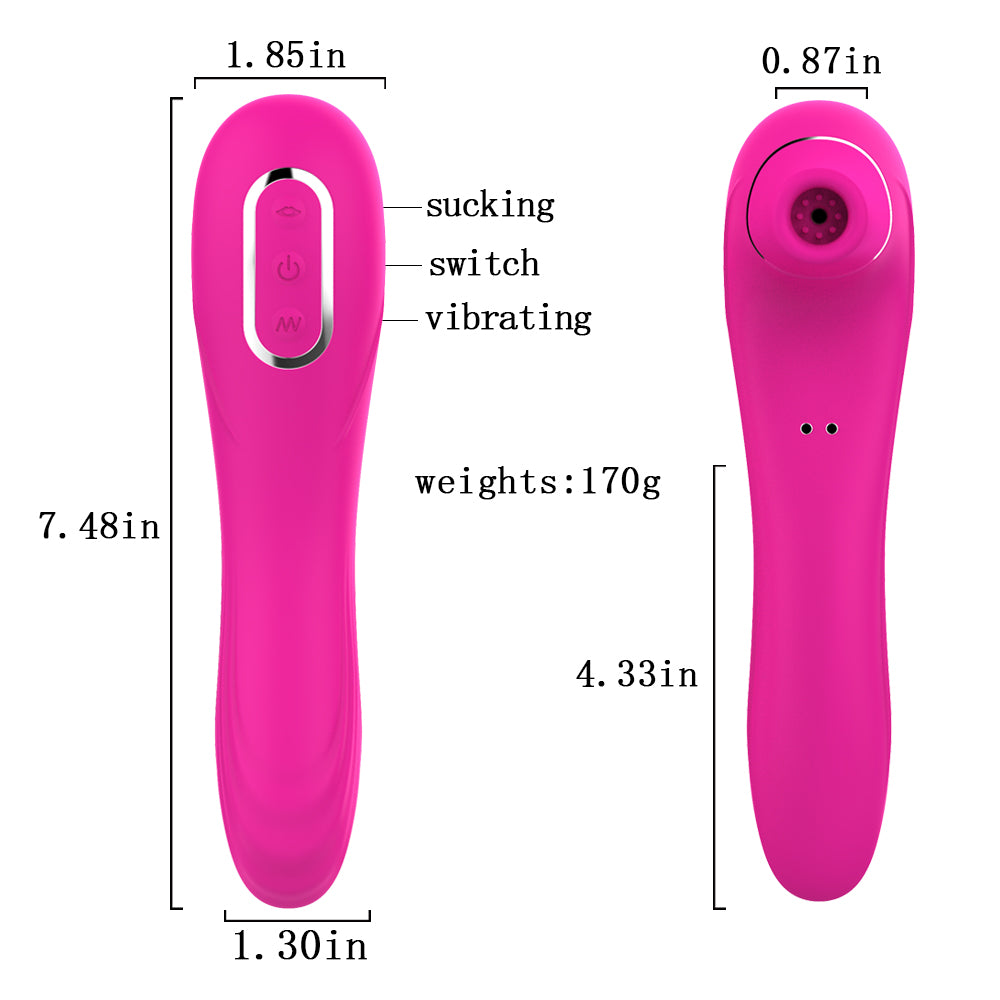 Magnetic Rechargeable Waterproof clitoris stimulate vibrator tongue oral suction vibrator female toys sex vibrator