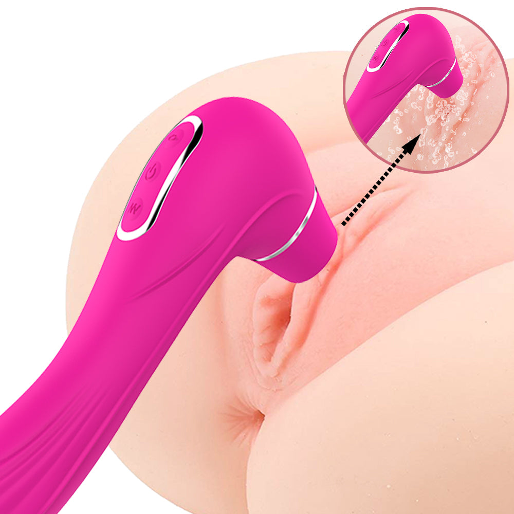 Magnetic Rechargeable Waterproof clitoris stimulate vibrator tongue oral suction vibrator female toys sex vibrator