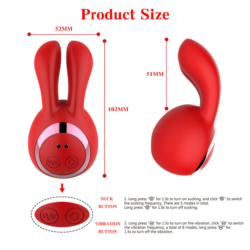 Rabbit Licker Waterproof Masturbation G Spot Sucking Clitoris Simulator Clitoris Sucker Vibrator Adult Sex Toys for Women