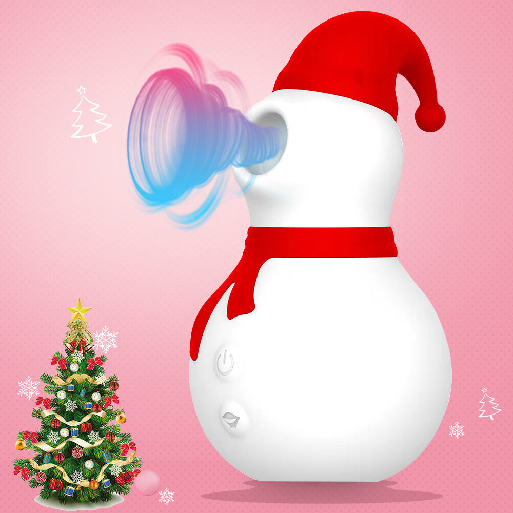 Christmas Santa Hat Snowman G Spot Orgasm Clitoral Breast nipple stimulate massager vibrators bra sucking vibrator for women