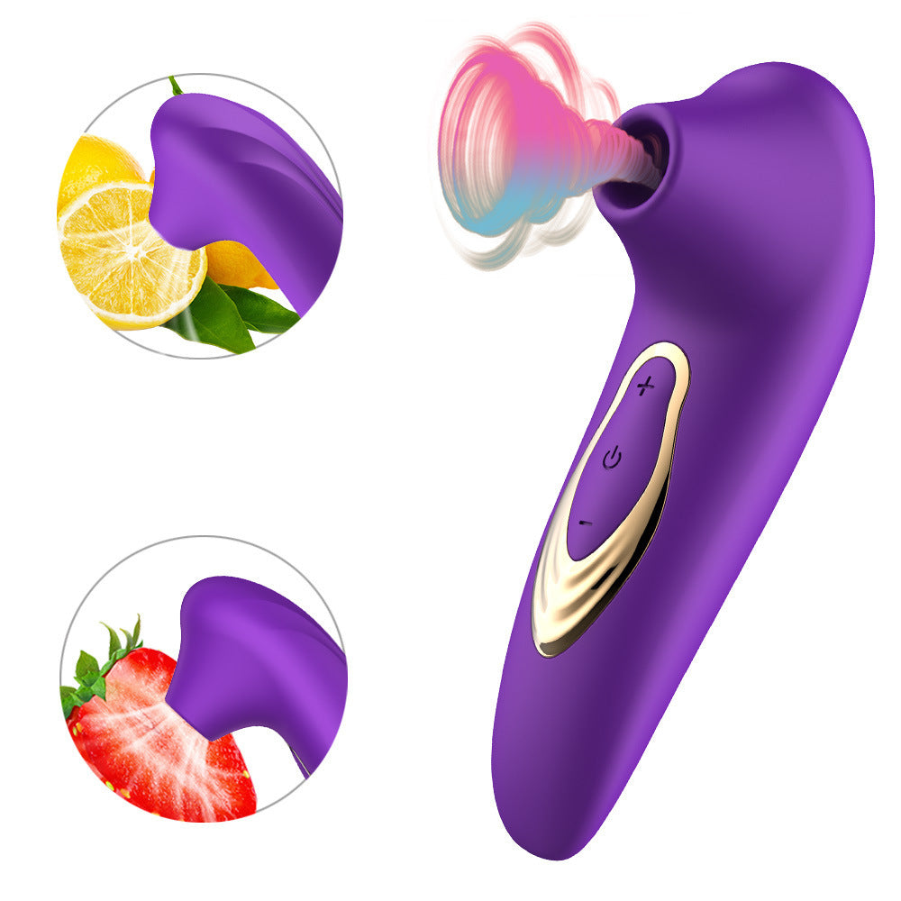 Hot Selling Electric Vibrator For Women 5 Frequency Rose Sucker Tease Sex Masturbation Stick Second Tide Vibrator Adult Products