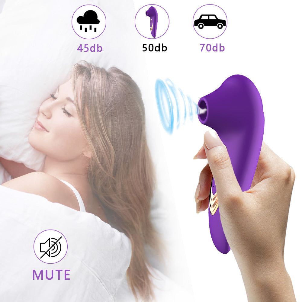 Hot Selling Electric Vibrator For Women 5 Frequency Rose Sucker Tease Sex Masturbation Stick Second Tide Vibrator Adult Products