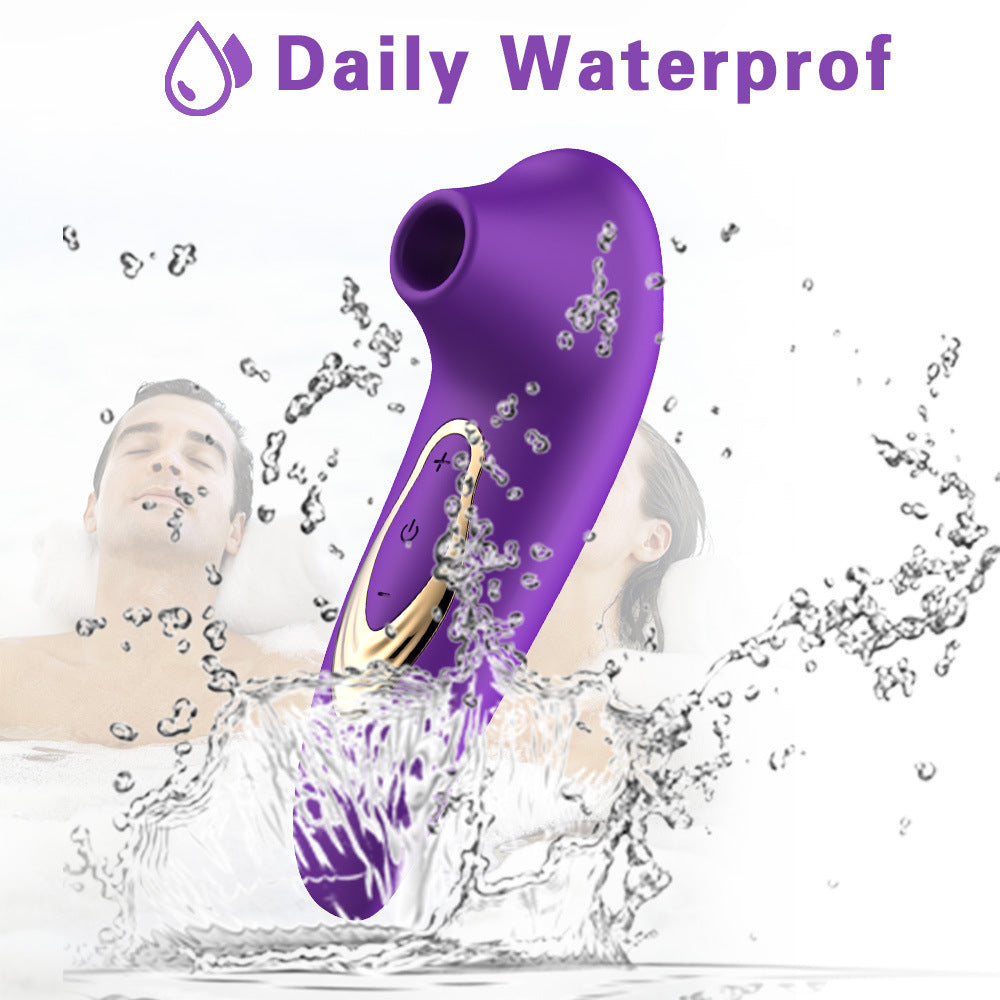 Hot Selling Electric Vibrator For Women 5 Frequency Rose Sucker Tease Sex Masturbation Stick Second Tide Vibrator Adult Products
