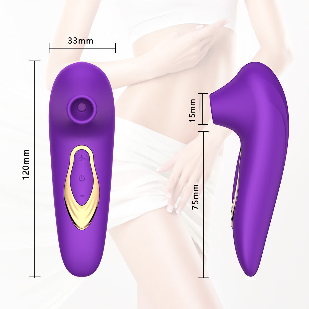 Hot Selling Electric Vibrator For Women 5 Frequency Rose Sucker Tease Sex Masturbation Stick Second Tide Vibrator Adult Products