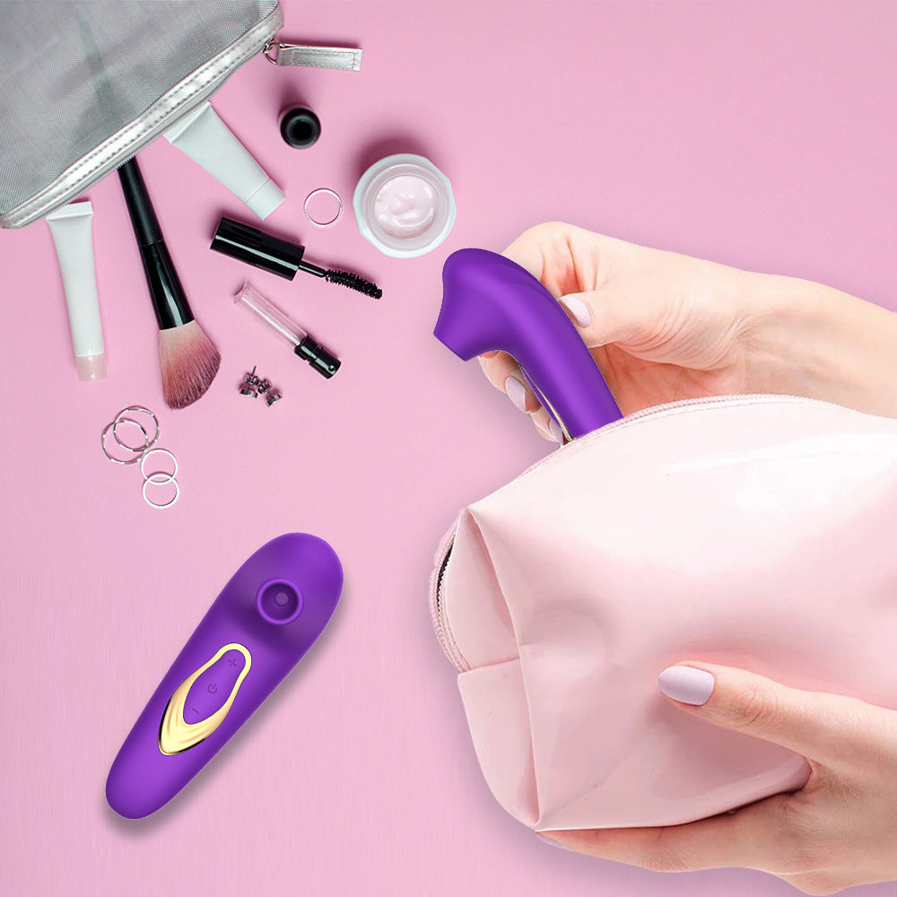 Hot Selling Electric Vibrator For Women 5 Frequency Rose Sucker Tease Sex Masturbation Stick Second Tide Vibrator Adult Products