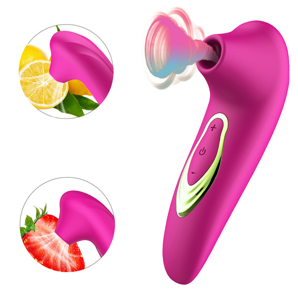 Hot Selling Electric Vibrator For Women 5 Frequency Rose Sucker Tease Sex Masturbation Stick Second Tide Vibrator Adult Products
