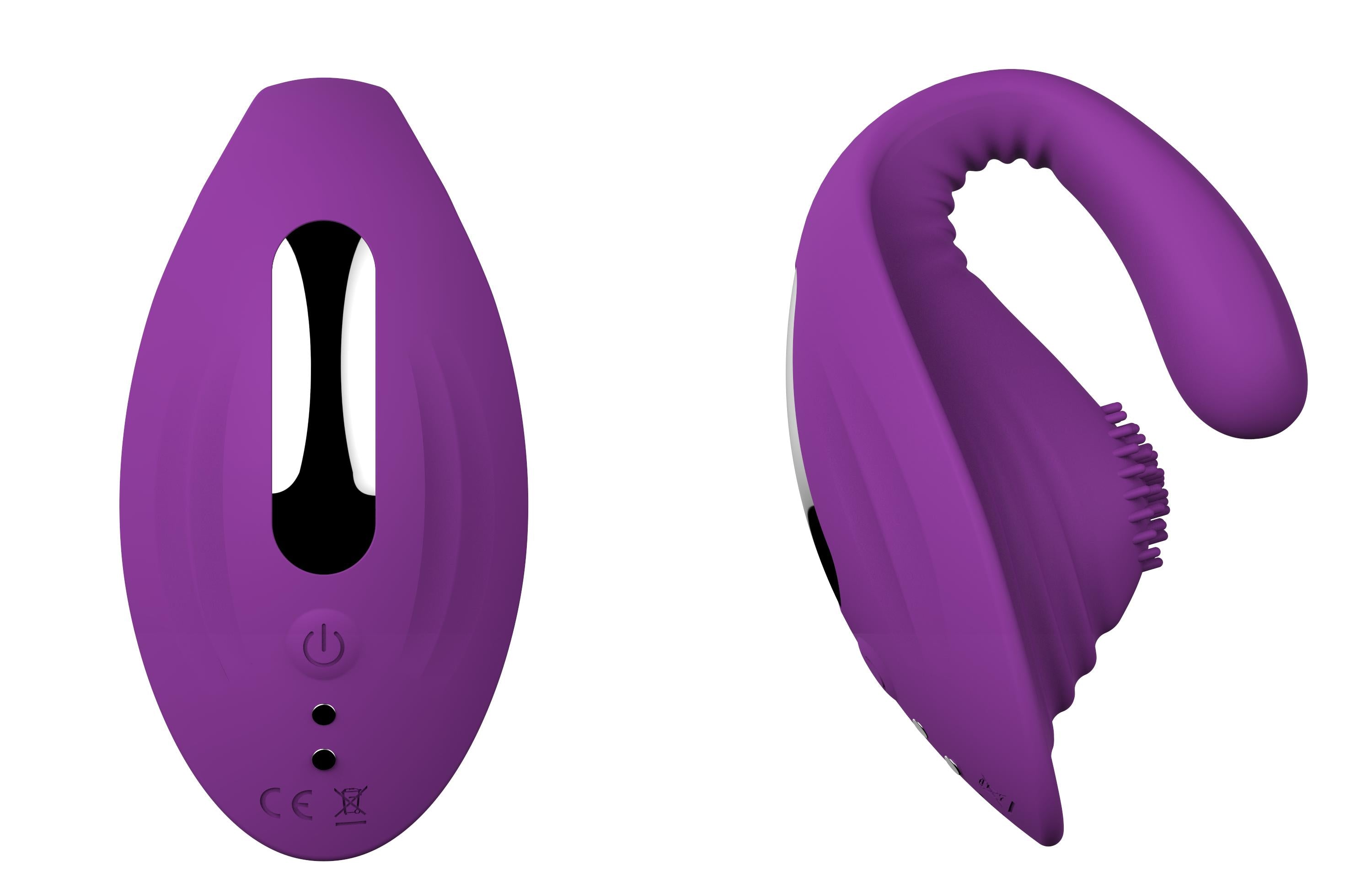 Mini Couple Vibrator Wireless Remote Wearable Masturbator u-Shape Clitoral Suck Butterfly Vibrator Couple Vibrator