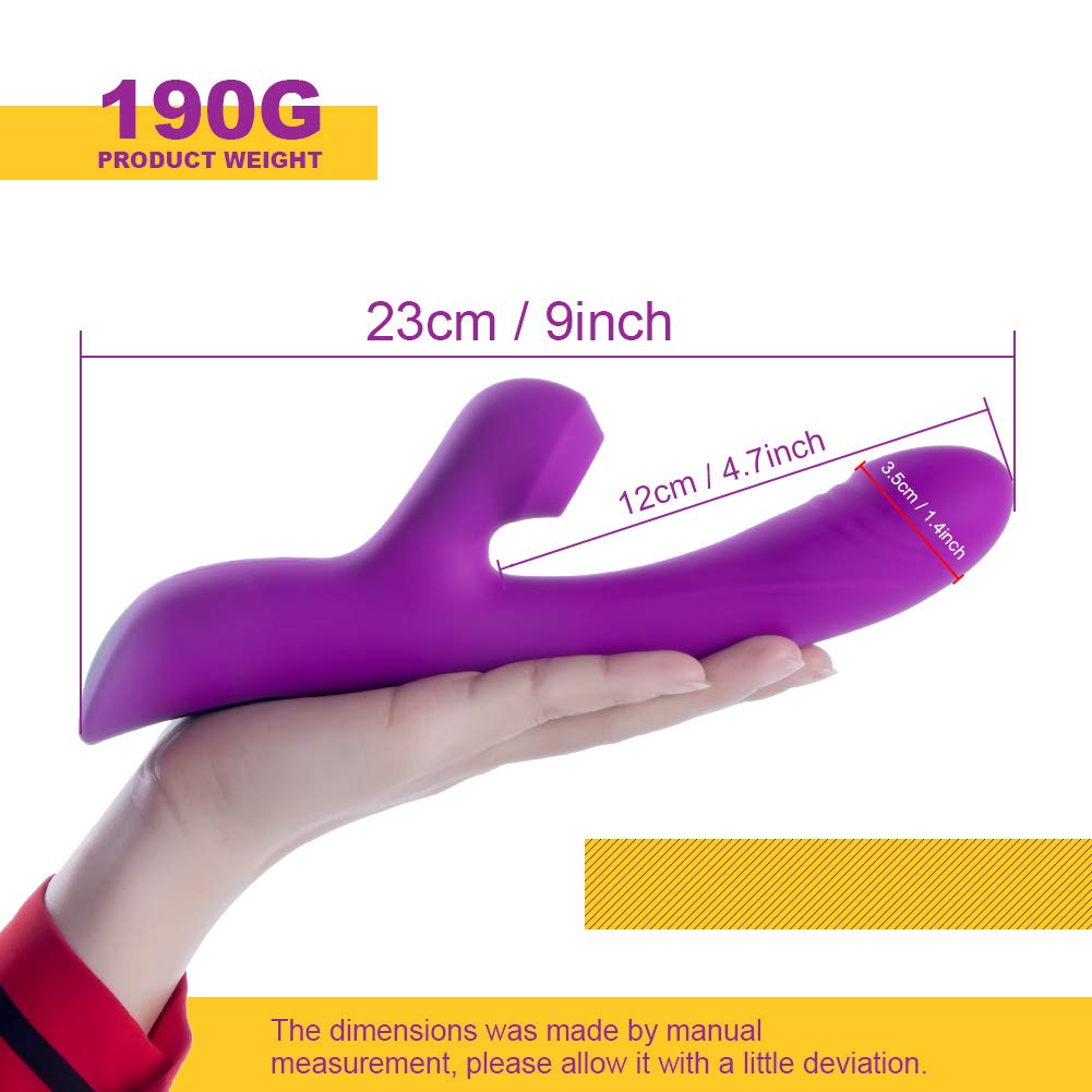 Clitoral sucking Dildo vibrator G-spot vibrator Thrusting Sucking Rabbit Massager clitoral stimulator
