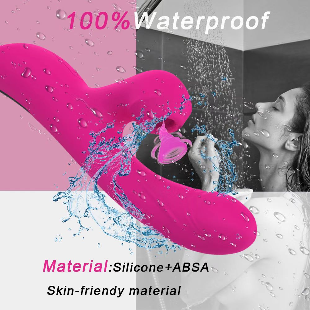 Clitoral sucking Dildo vibrator G-spot vibrator Thrusting Sucking Rabbit Massager clitoral stimulator