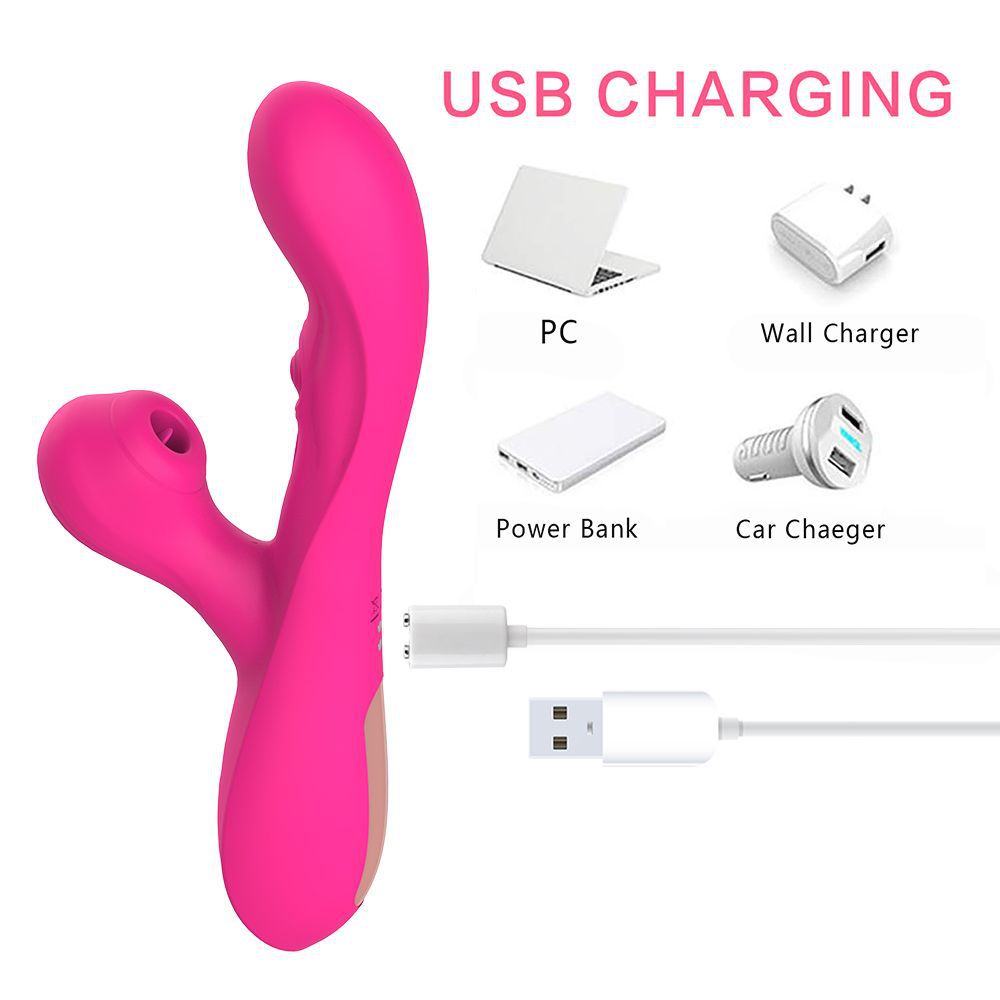 Hot Sale 9 Inch Sucking Vibration Clitoris Stimulation Vibrator USB Rechargeable Orgasm Adult Toy