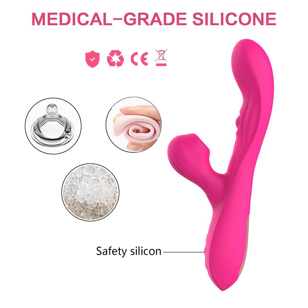 Hot Sale 9 Inch Sucking Vibration Clitoris Stimulation Vibrator USB Rechargeable Orgasm Adult Toy