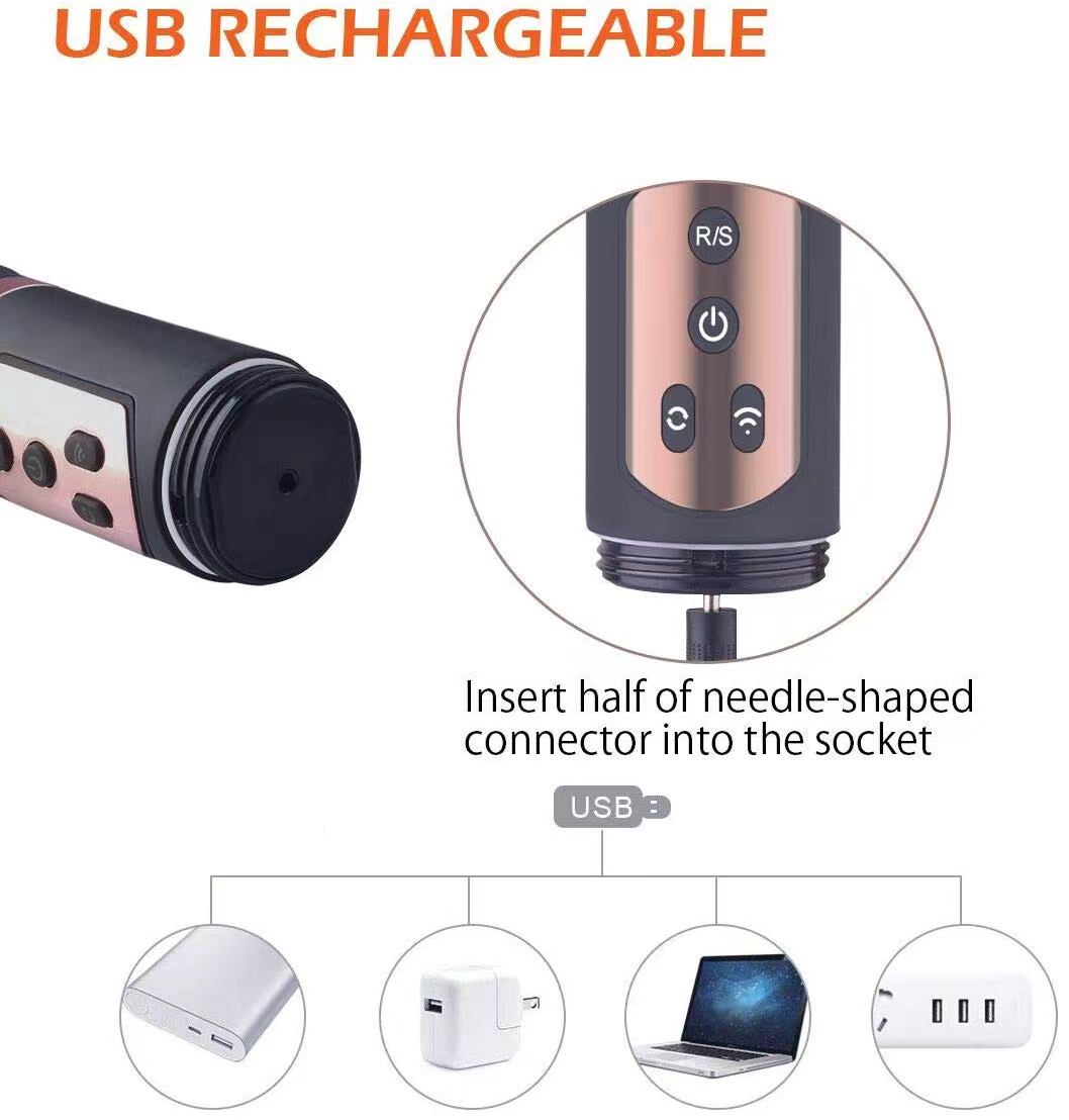 Waterproof Rechargeable G Spot Rabbit Vibrator Sex Toys for Women with Independent Clitoral Stimulator
