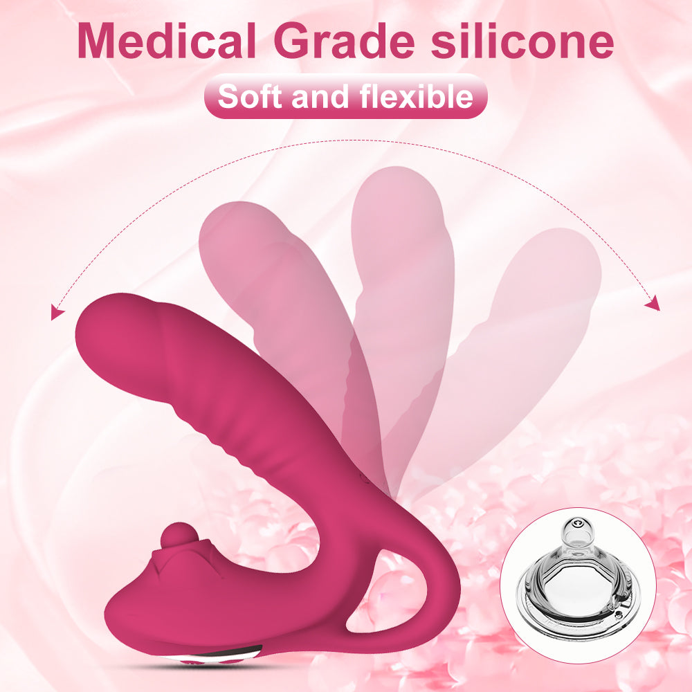 10-frequency dual vibration couple flirting masturbation device for women wearable dildo adult products