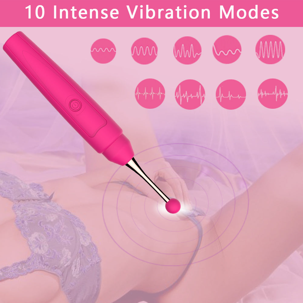 Clit G Spot Vibration Massage Stick Female Masturbation Orgasm Pen Vibrating Nipple Stimulators Sex Vibrators For Women