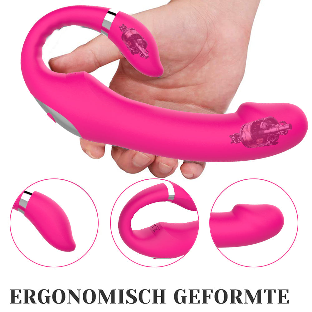 New Rechargeable G spot Vibrator 10 Speed Vibrating & Tapping Bendable Clitoris Dildo Vibrator For Women