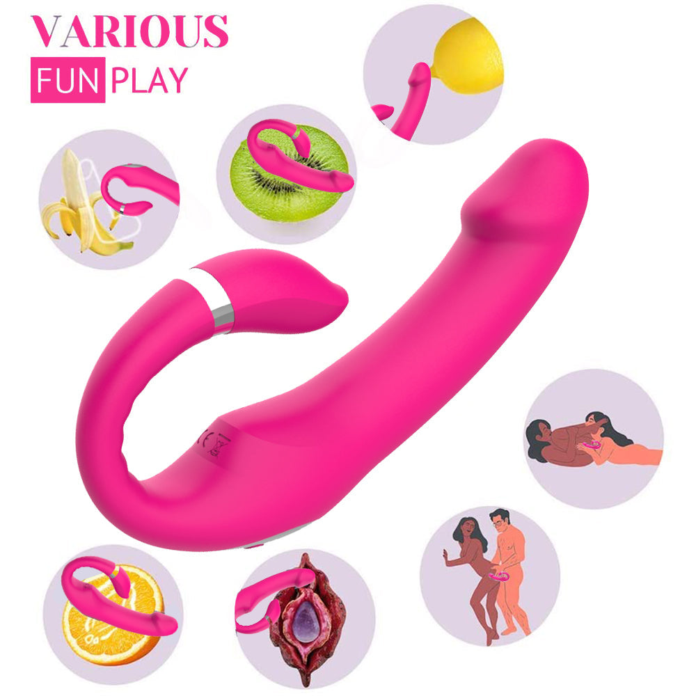 New Rechargeable G spot Vibrator 10 Speed Vibrating & Tapping Bendable Clitoris Dildo Vibrator For Women