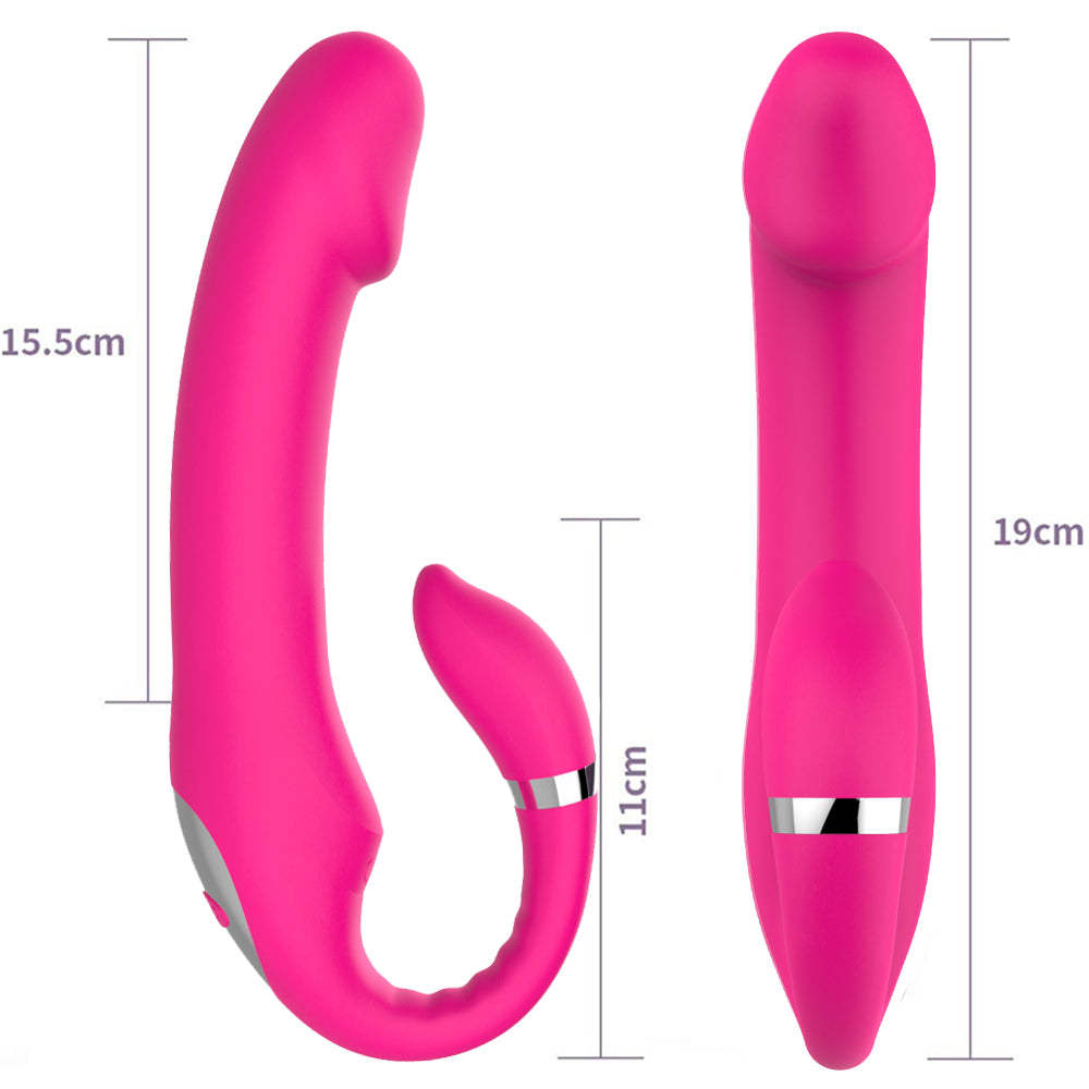 New Rechargeable G spot Vibrator 10 Speed Vibrating & Tapping Bendable Clitoris Dildo Vibrator For Women
