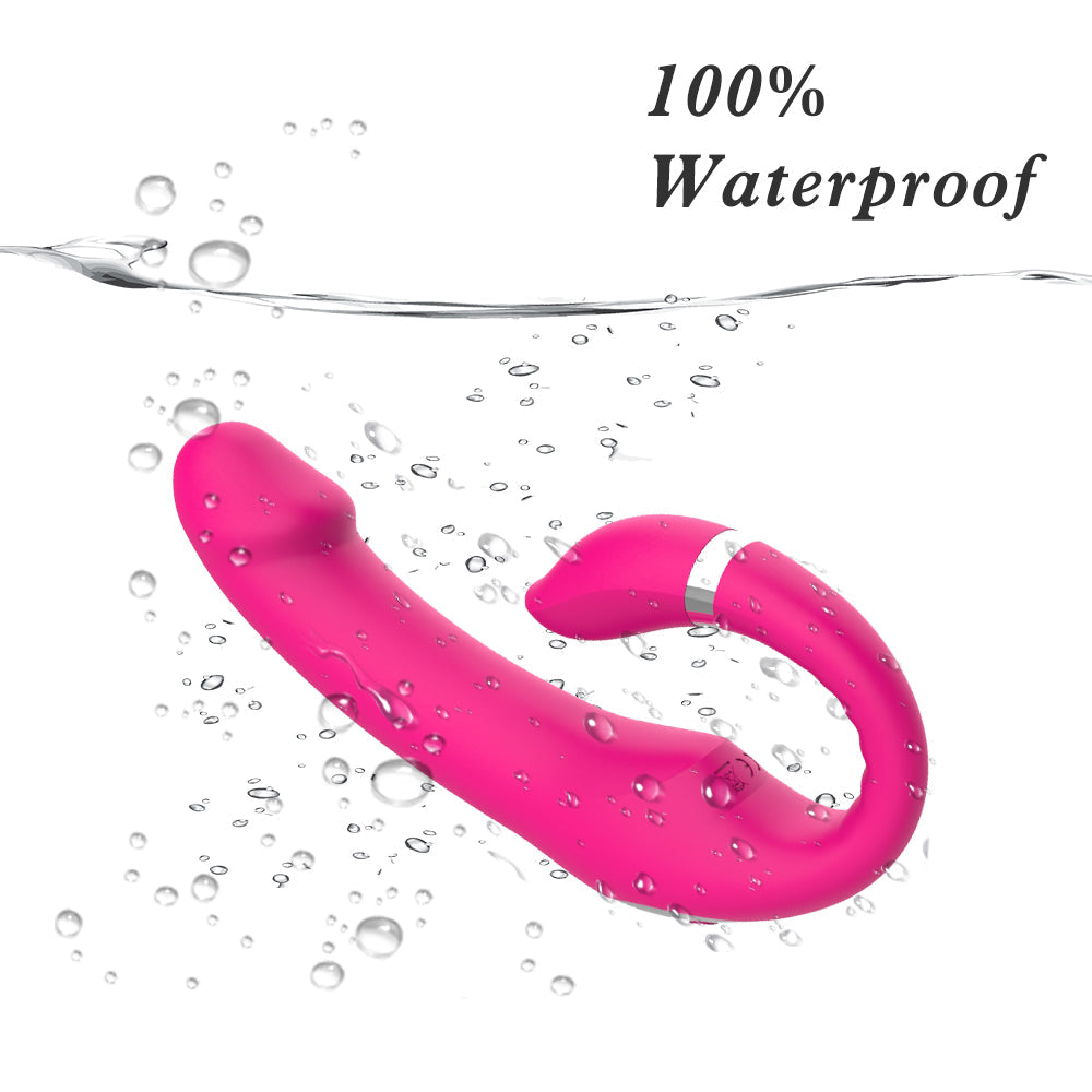 New Rechargeable G spot Vibrator 10 Speed Vibrating & Tapping Bendable Clitoris Dildo Vibrator For Women
