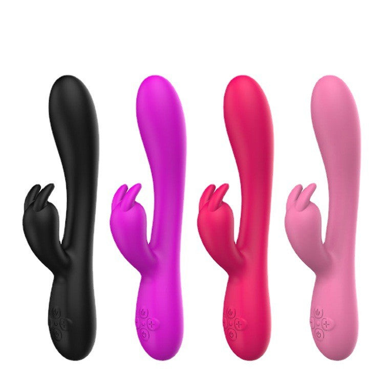 Double Motor 16 Vibrations Female Sex Toys Dildos and Vibrators Adult G Spot Rabbit Vibrator Sex Dido Toy with Heating
