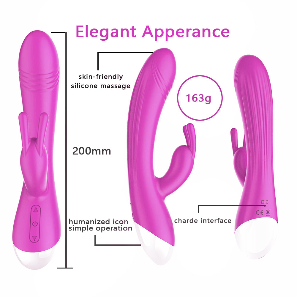 Adult products, 10 frequency double headed rabbit massage stick, female masturbator, vibrator, sex products