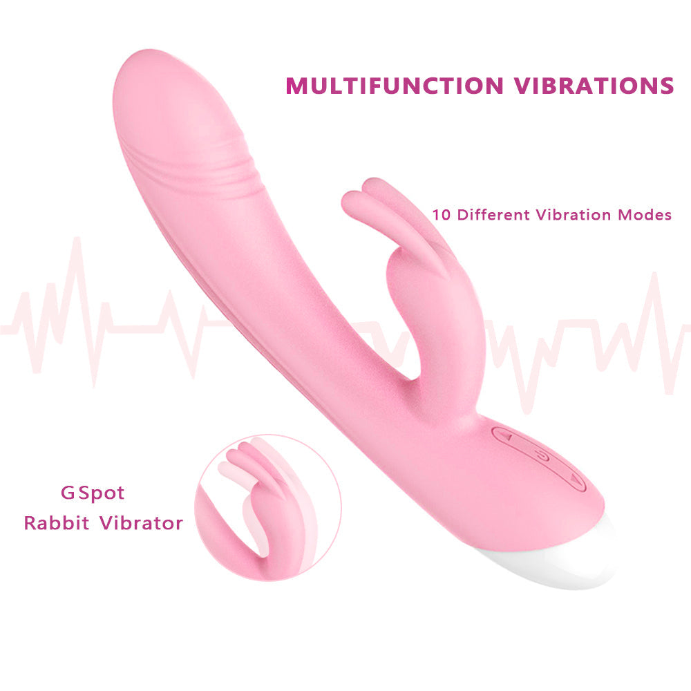 Adult products, 10 frequency double headed rabbit massage stick, female masturbator, vibrator, sex products