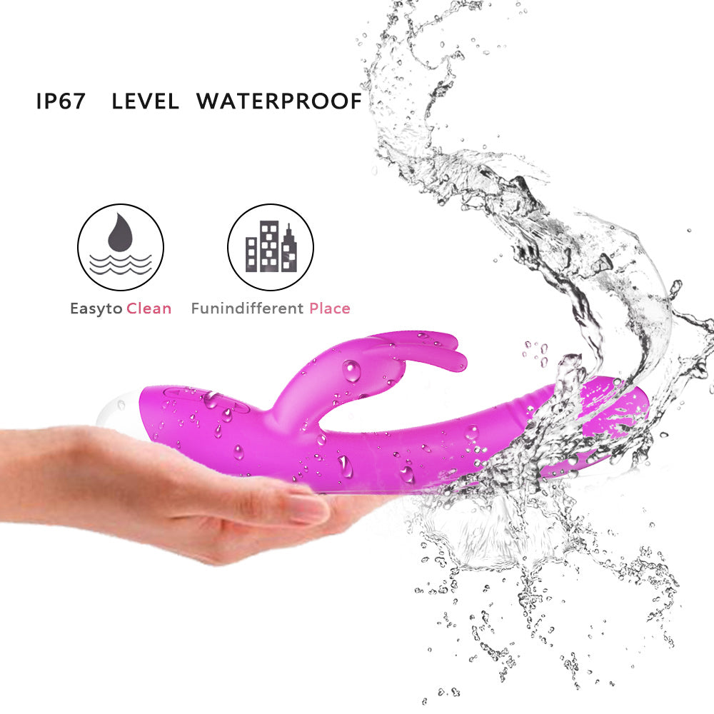 Adult products, 10 frequency double headed rabbit massage stick, female masturbator, vibrator, sex products