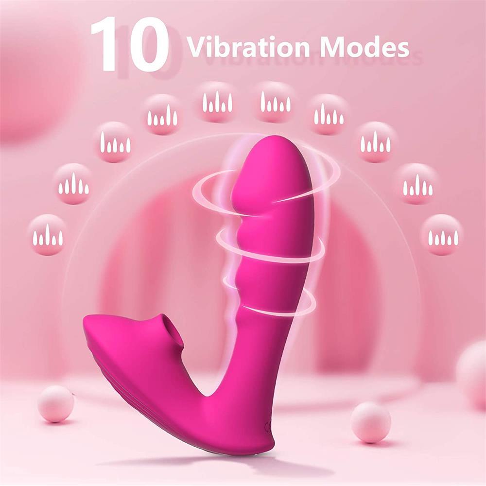 Sucker Vibrators Clitoris Stimulator Rechargeable 10 Suction G Spot Clitoral Sucking Vibrator Silicone