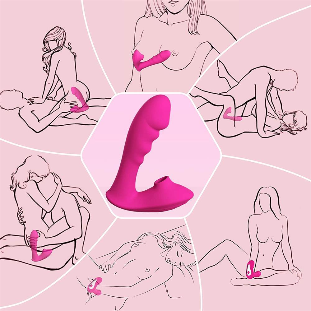 Sucker Vibrators Clitoris Stimulator Rechargeable 10 Suction G Spot Clitoral Sucking Vibrator Silicone