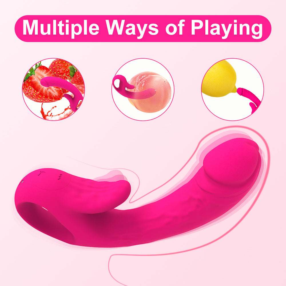 10 Frequently Powerful Vibrating Heating Double Headed Realistic Vibrator Dildo For Women