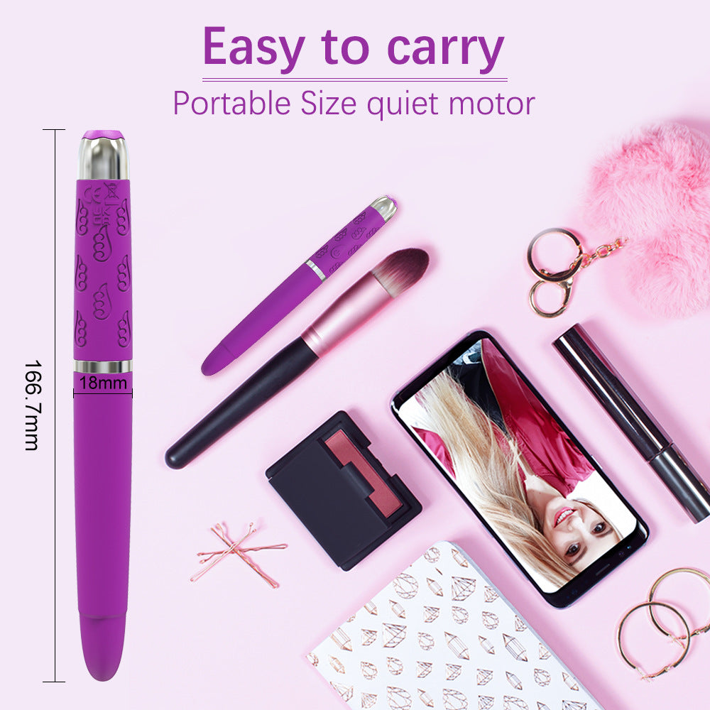 Rechargeable Waterproof Massage Stick Female Electric Massage Climax Masturbation Mini Pen Vibrator