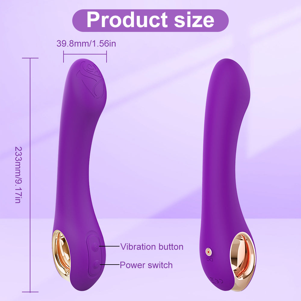 G Spot Vibrating Wand Massager with 9 Vibration Modes Rechargeable G Spot Clitoris Vibrator Massage For Women