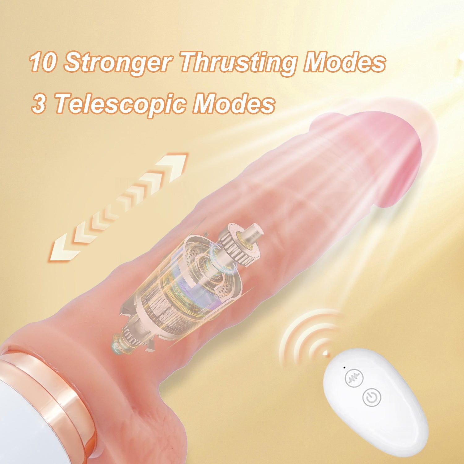 3 Retractable Modes 10 Frequency Vibration Magnetic Charging Penis Sex Machine Gun Dildo Automatic Sex Machines