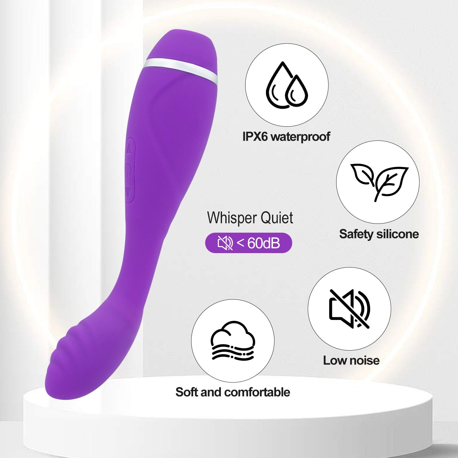 Double Motor Vibration Sex Toy High-frequency Strong Vibration Female Clitoral G-spot Vibrator