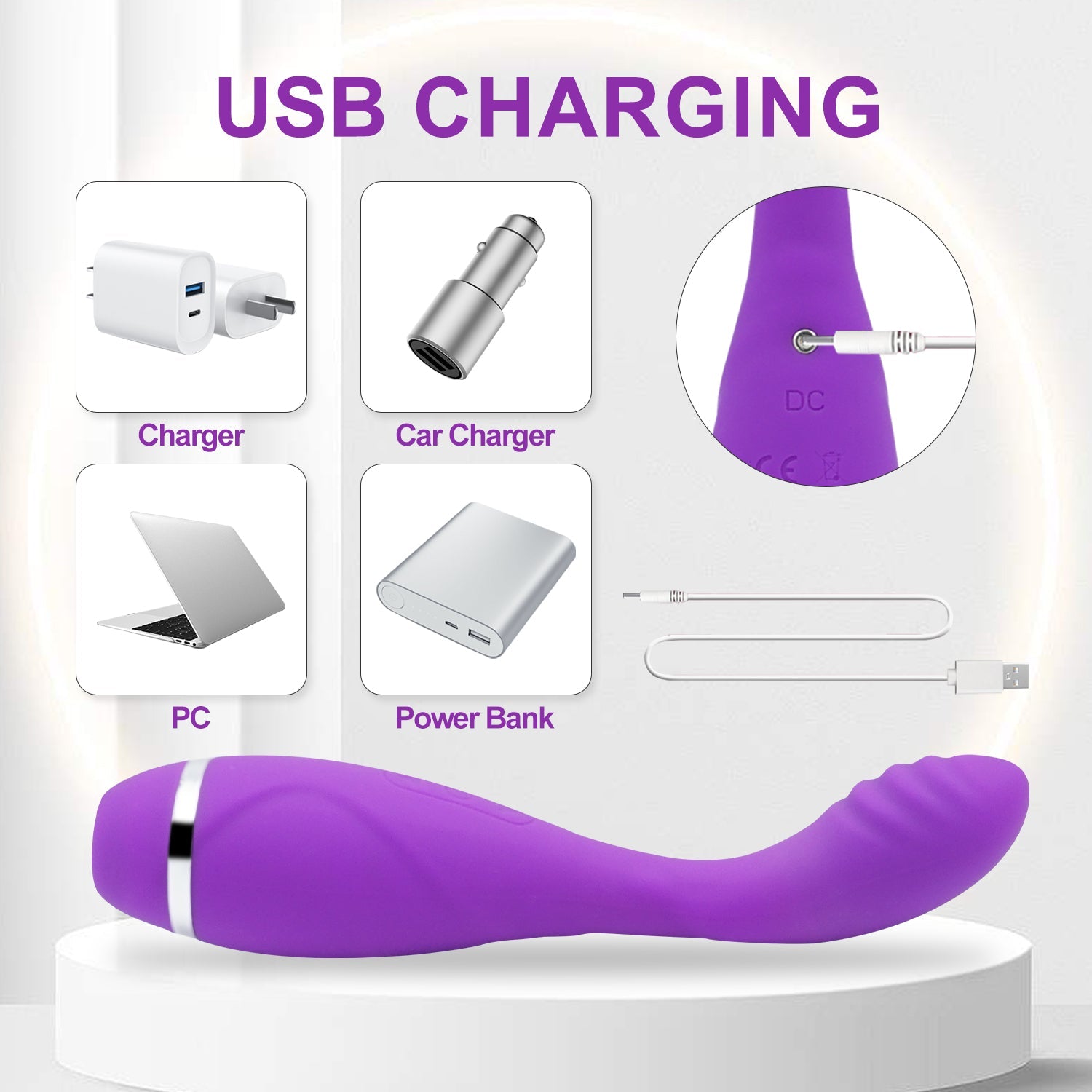 Double Motor Vibration Sex Toy High-frequency Strong Vibration Female Clitoral G-spot Vibrator